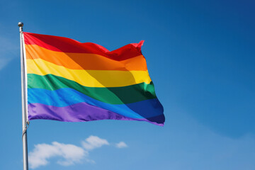 flag of gay, lesbian, bisexual, trans, LGBT pride, Generative AI