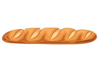 Fresh baked bread baguette