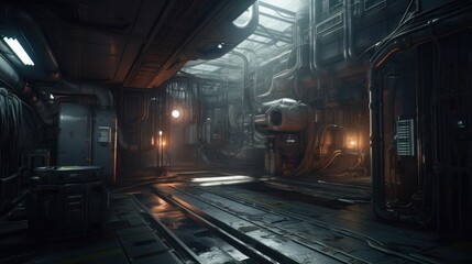 Scifi Game Art Environment