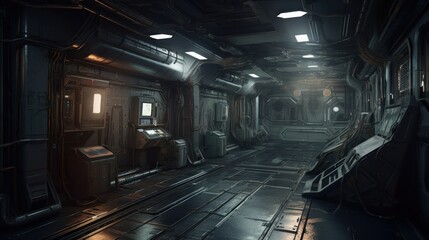 Scifi Game Art Environment