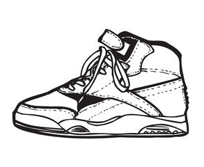 Sneaker isolated on transparent background 