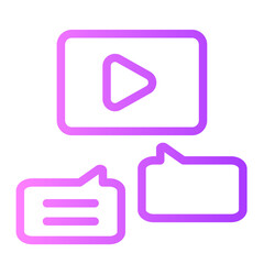 comments gradient icon