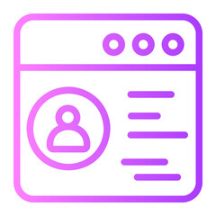 profile gradient icon