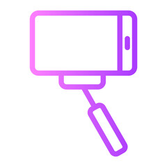 selfie gradient icon