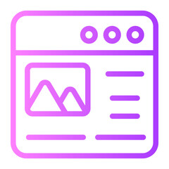 article gradient icon