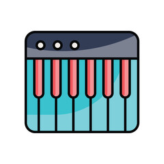Synthesizer icon. Suitable for Web Page, Mobile App, UI, UX and GUI design