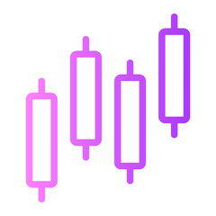 chart gradient icon