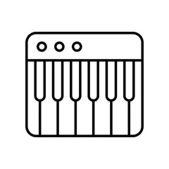 Synthesizer icon. Suitable for Web Page, Mobile App, UI, UX and GUI design