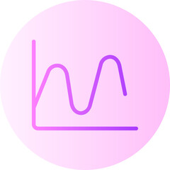 fluctuation gradient icon