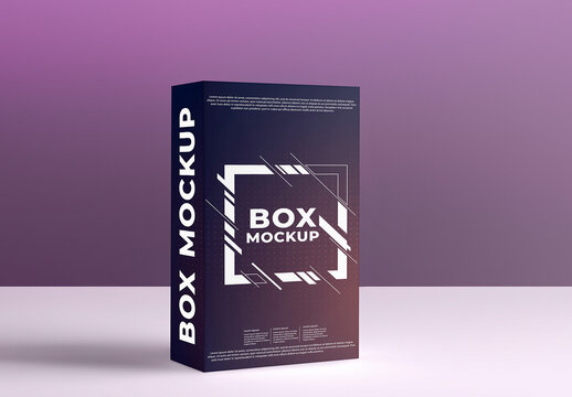Rectangular Product Box Mockup