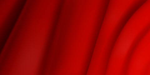 Background of red fabric with several folds