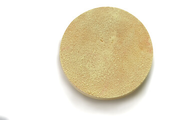 makeup sponge isolated on white background.