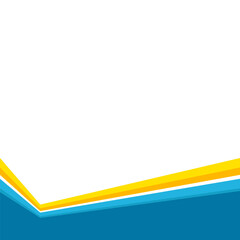 Obraz premium Business Footer Geometric Element