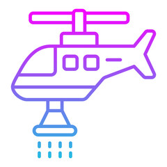 Firefighter Helicopter Icon