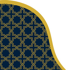 Wavy Corner Islamic Pattern
