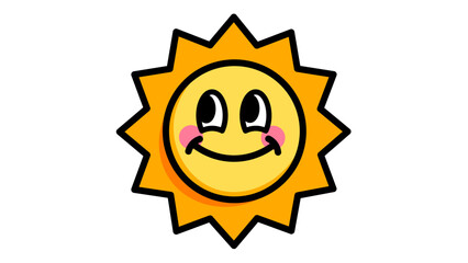 sun vector draw