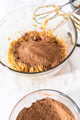 Chocolate Cookies with Chocolate Hearts