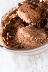 Chocolate Cookies with Chocolate Hearts