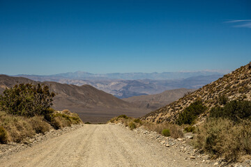 Dirt Road Above The Charcoal Kilns In Death Valley