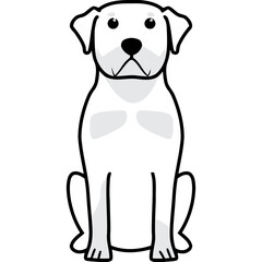 Rottweiler Dog Breed Cartoon Kawaii Sketch Hand Drawn Watercolor Painting Silhouette Sticker Illustration Sublimation EPS Vector Graphic