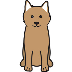 Samoyed Dog Breed Cartoon Kawaii Sketch Hand Drawn Watercolor Painting Silhouette Sticker Illustration Sublimation EPS Vector Graphic