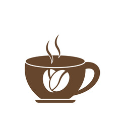 glass of coffee logo icon