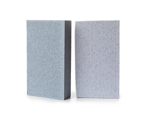 Decorative podiums isolated on white background