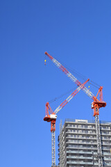 Fototapeta premium マンション建築現場