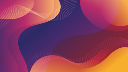 Abstract Colorful liquid background. Modern background design. gradient color. Dynamic Waves. Fluid shapes composition. Fit for website, banners, wallpapers, brochure, posters