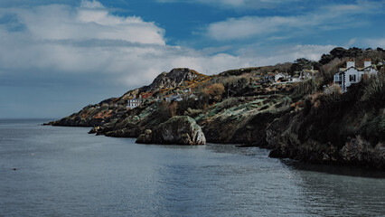Fototapeta na wymiar View from the cliffs in Howth Ireland