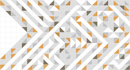 Abstract Geometric Background Triangle Hydraulic Tiles Mosaic Image - 01