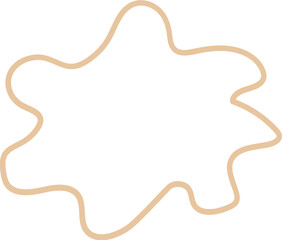 Organic Random Abstract Shape Illustration