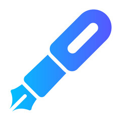 fountain pen gradient icon