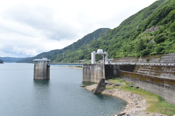 Obraz premium 北陸でのダムの風景2