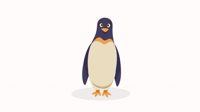 cute penguin bird animal animation