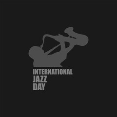 International Jazz Day Design. Vector Illustration.