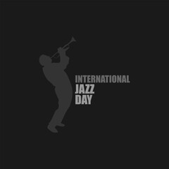International Jazz Day Vector illustration template
