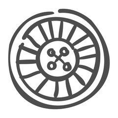 Obraz premium roulette icon