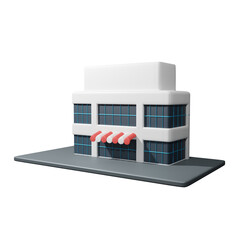 Store Building 3d illustration