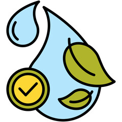 Antivirus formula Icon, Line Filled Icon Style, Antibacterial gel chemical Symbol Vector Stock.