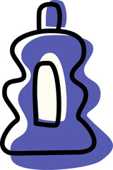 Minimalist Skincare Bottle Illustration