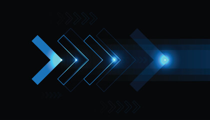 abstract blue technology communication. Hi-tech digital technology and engineering, digital telecom technology concept. 