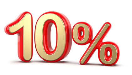 3d Number 10 Percent
