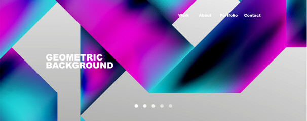 Dynamic lines, triangles, rectangles geometric abstract background. Vector Illustration For Wallpaper, Banner, Background, Card, Book Illustration, landing page