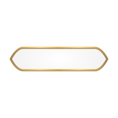 Luxury Golden Islamic Title Frame for Ramadan Kareem