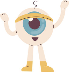 Staying Eyeball Character