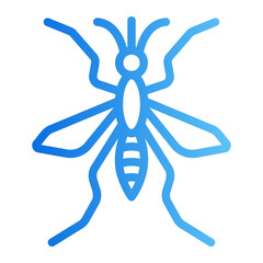 mosquito gradient icon