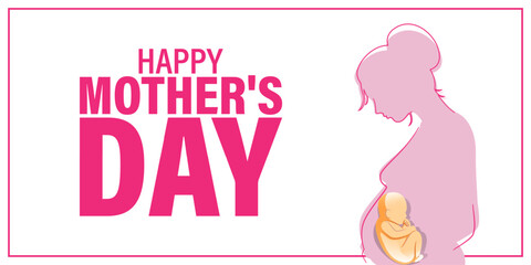 Vector illustration for Happy Mother's Day 8 May