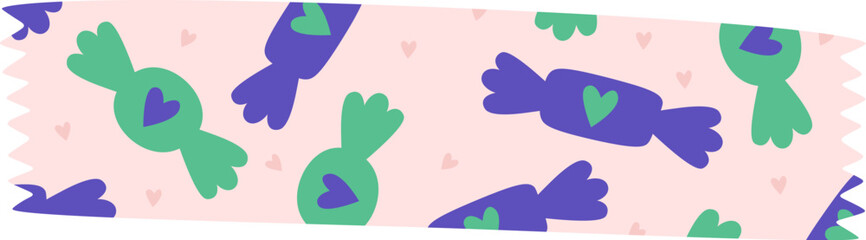 Adhesive Tape With Sweets