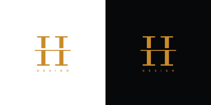 Modern and unique  letter H initials logo design 3